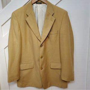 Vintage tan wool suit blazer sports coat